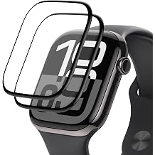 FLOLAB NanoArmour for Apple Watch Series 10 screen protector 42 mm with Anti Scratch for Apple Watch 10 42mm TruColor Display, Easy to Install, Ultra Clear - 2 Pack