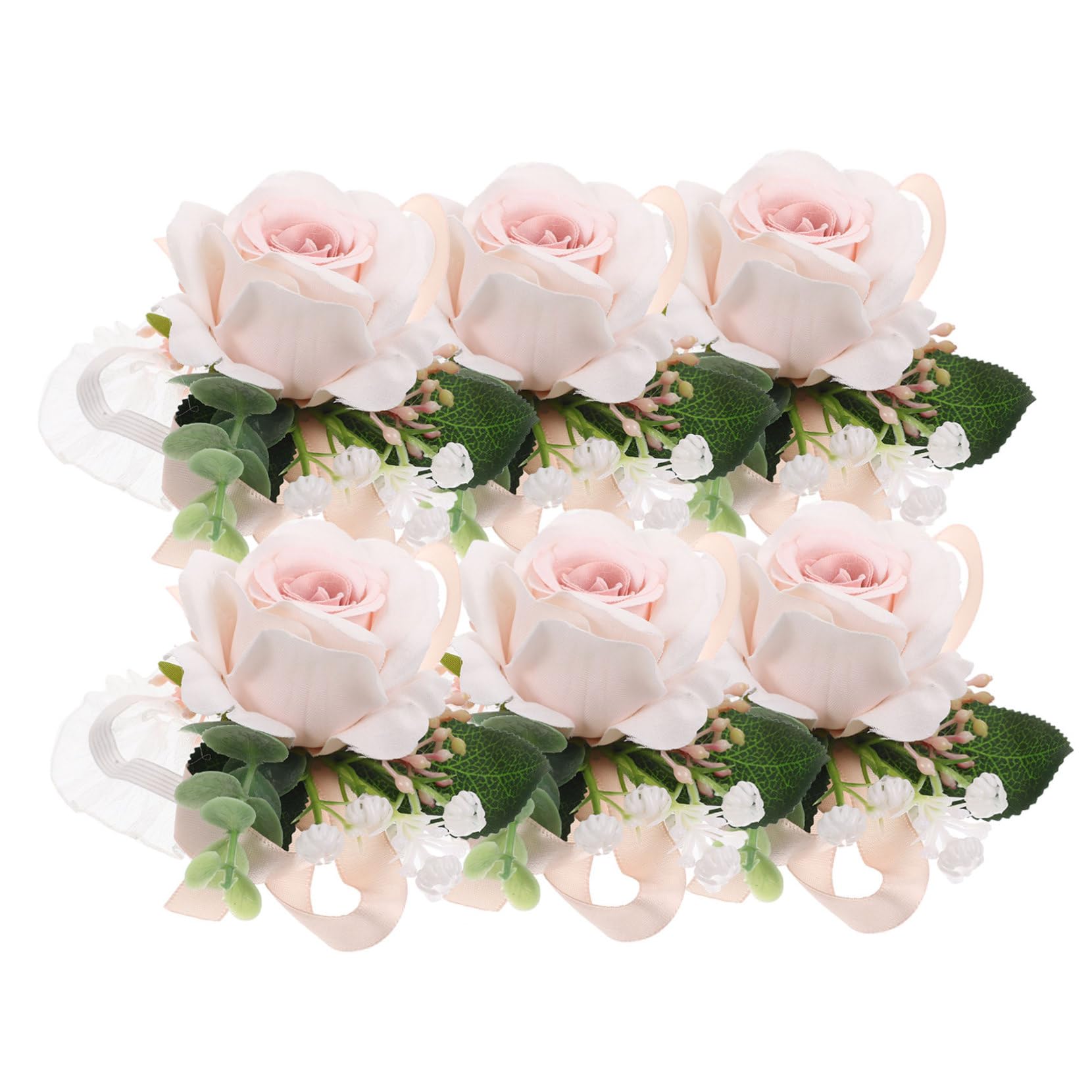 Bracelet de fleurs mariage ajustable : accessoire poignet mariée qui ne fane pas