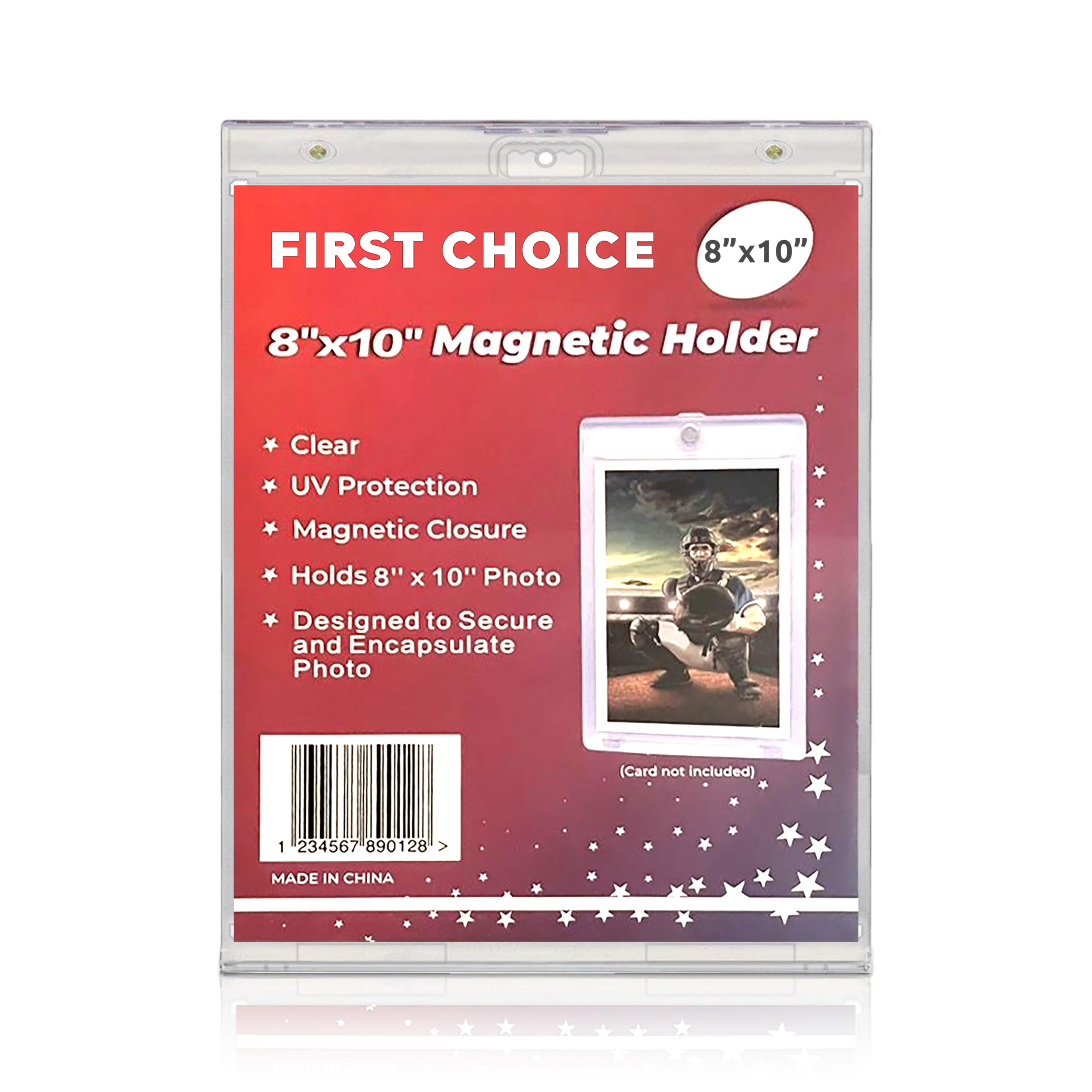 Premium 8x10 Acrylic Magnetic Picture Frames Crystal Clear Magnetic Photo Frames, One Touch Photo Magnetic Holders, UV Protection Protectors, Premium Wall Mountable Photo Protective Holders