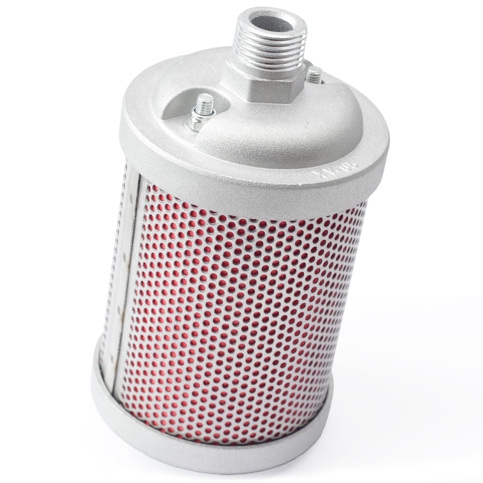 Mhrxusd M05 Air Compressor Muffler 1/2 inch NPT Male Single Chamber 145 PSI Compatible with Compressed Equipment and Systems and Dryer Replacing Parts