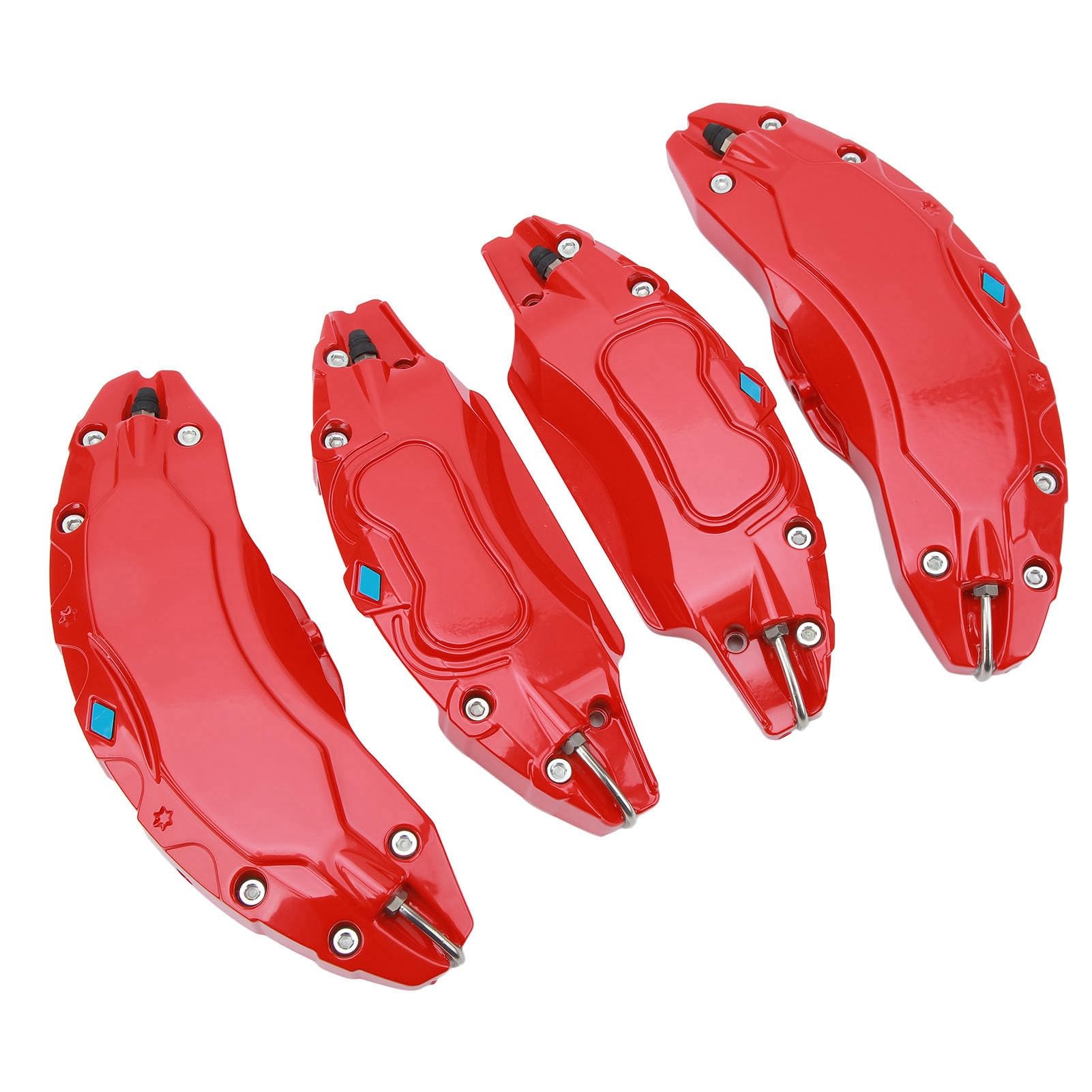 Generic Copri Pinza Freno Adatti per Model Y, Copri Pinza Freno a Disco da 19 Pollici e 20 Pollici, Protezione Alla Moda per gli Amanti Dell'auto (rosso)