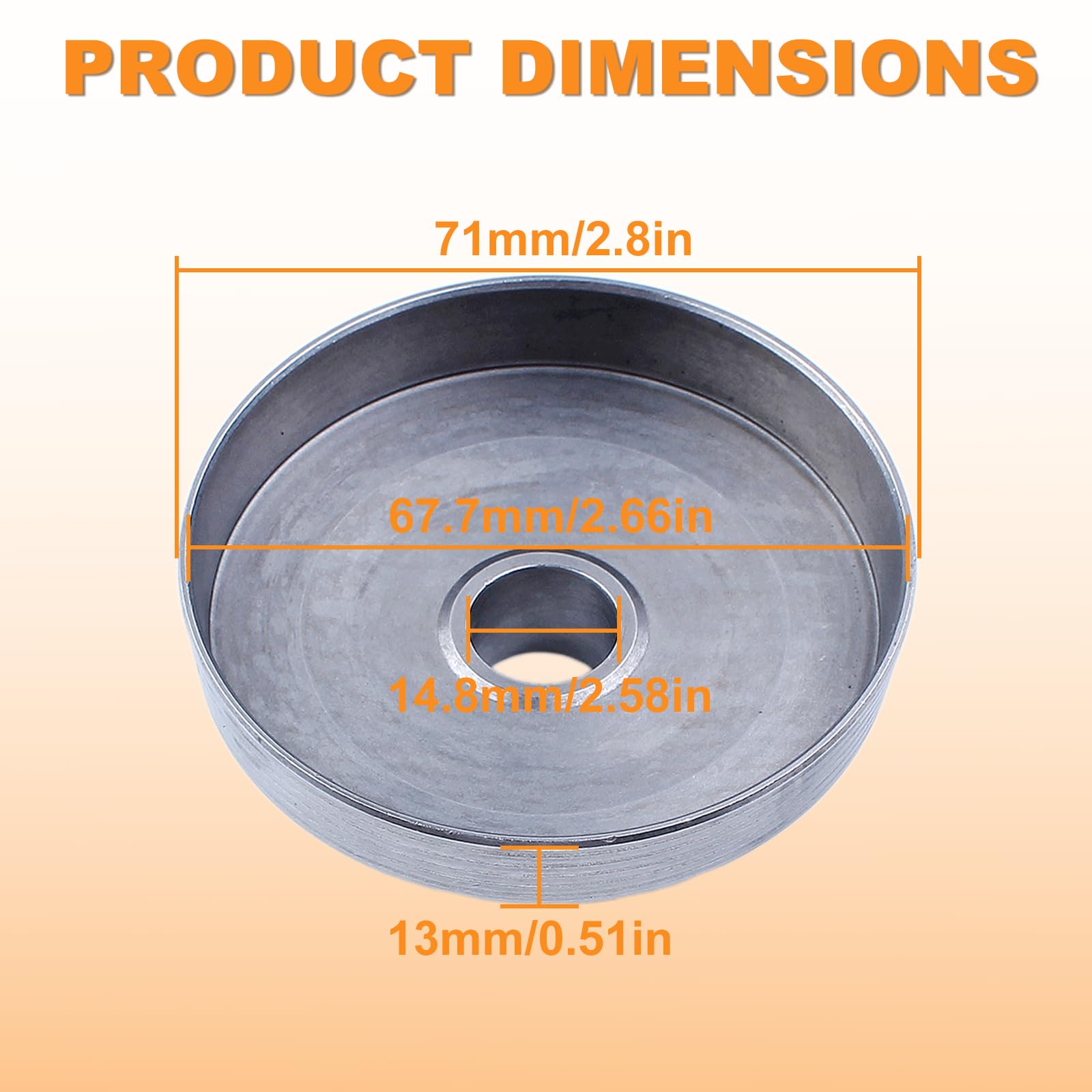 Clutch Drum & Needle Bearing Kit For Chinese Chainsaw 4500, 5200, 5800 – 45cc 52cc