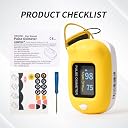 CONTEC CMS50Q1 Fingertip Pulse Oximeter Blood Oxygen Saturation Monitor For Small Finger PR Value Waveform Oxygen Monitor. gallery image