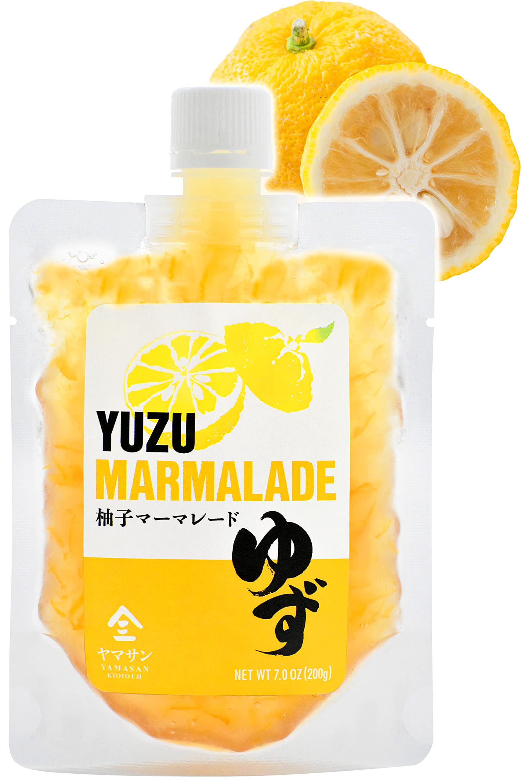 Yuzu Marmalade - Premium Jam, Natural Preserves, Japanese Finest Grade Citrus Fruit Spread, Eco-friendly, No Additive, Made in Japan, 200g(7.05oz) - 