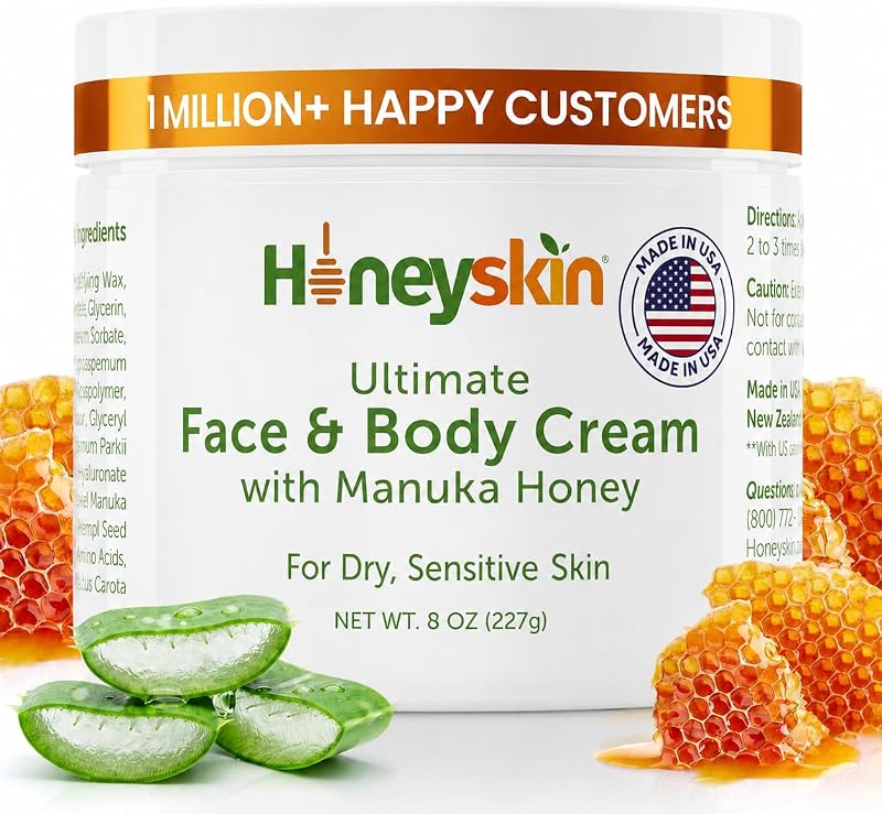 Honeyskin Creme Facial e Corporal com Mel de Manuka MGO 514+, 227 g