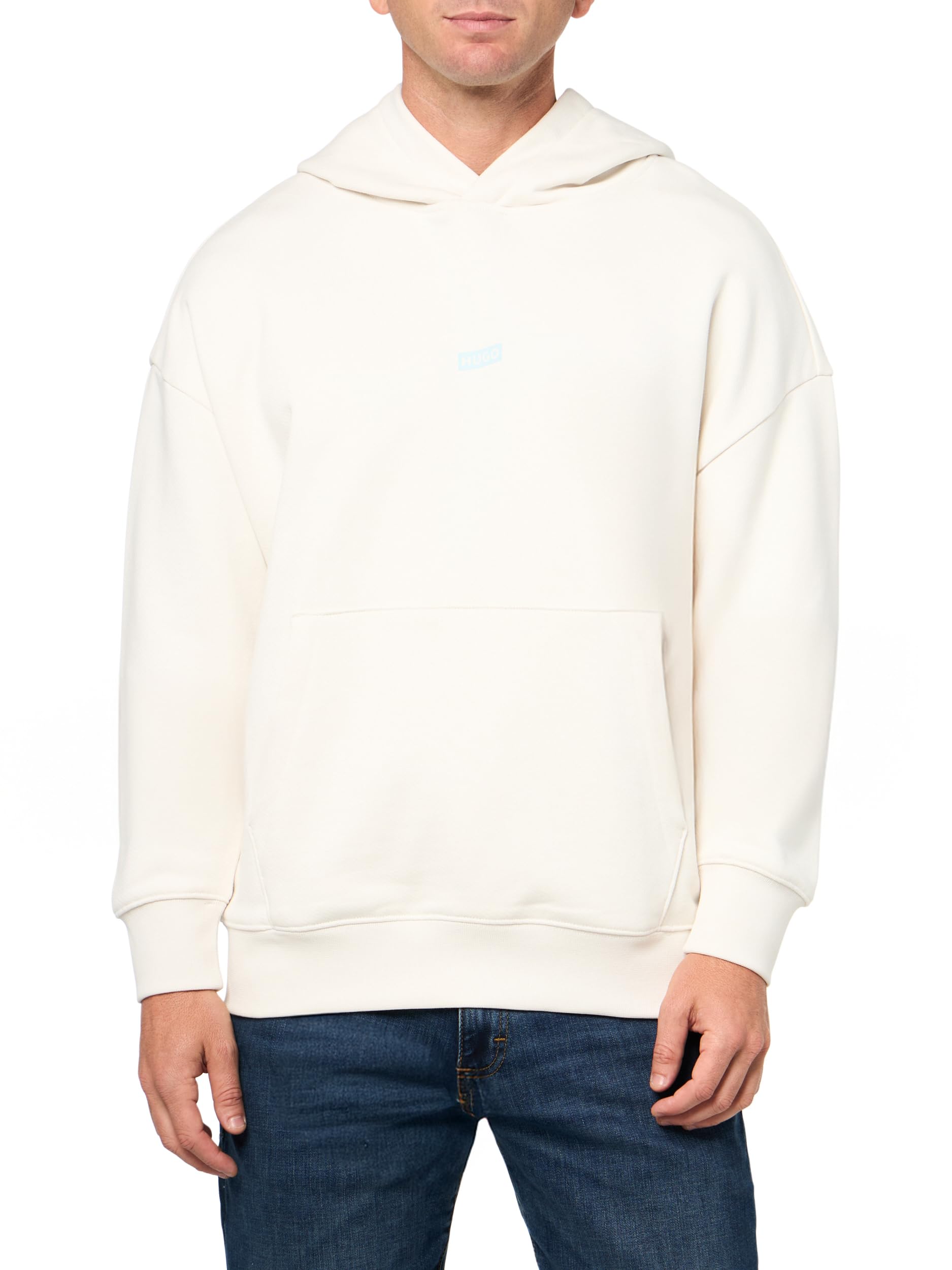 Men's Back Printed Logo Hooded Sweatshirt