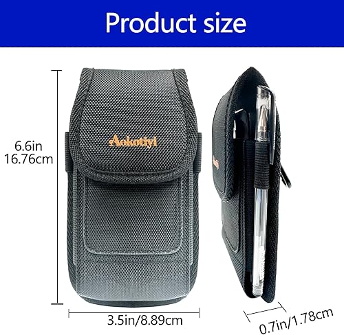 Miniatura 2 de Funda de nailon para teléfono celular, compatible con iPhone 17161514131211Xs Pro MaxPlus y Samsung Galaxy S25+S24+S23+S22+ Plus - Funda con clip