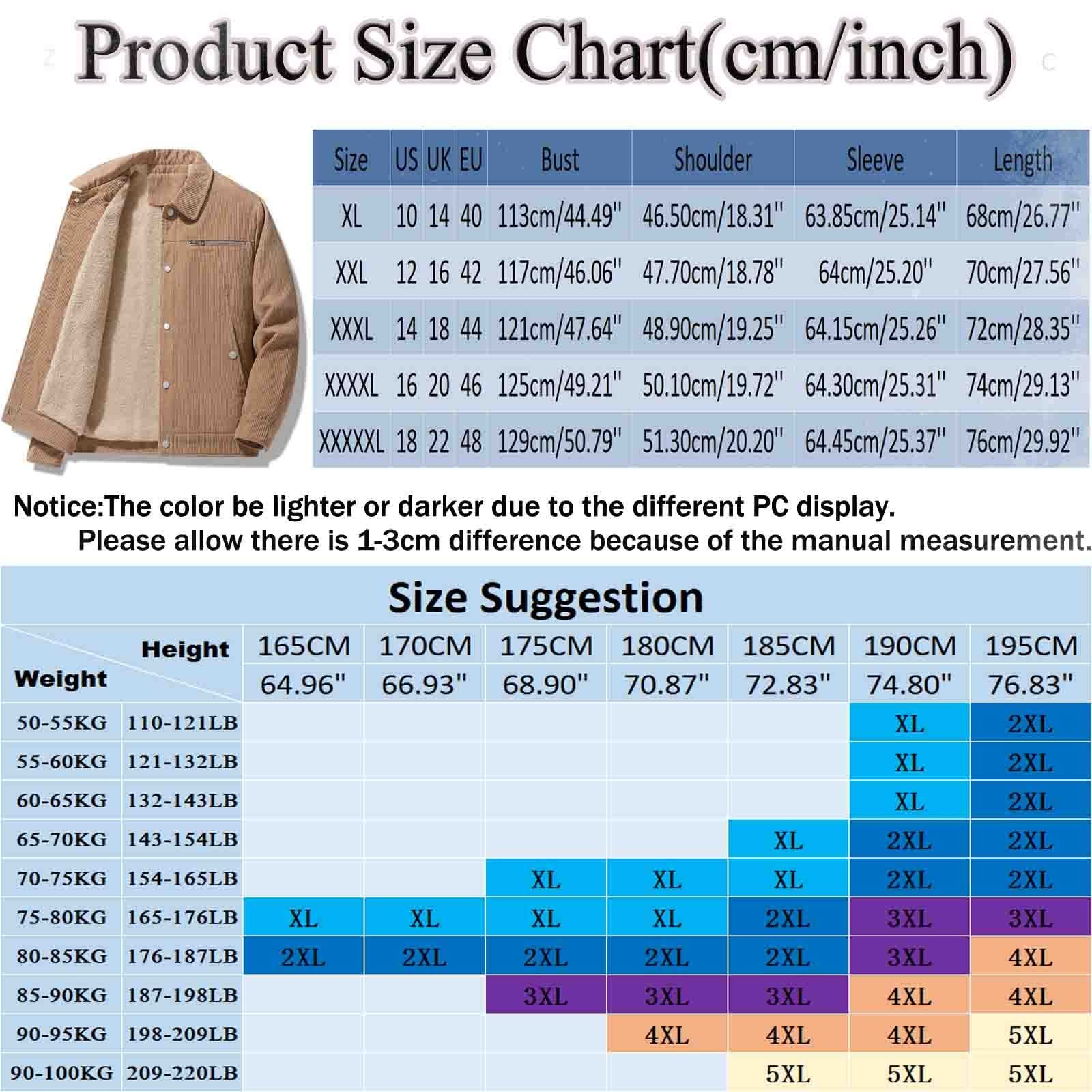 FGUUTYM Giacca trapuntata da uomo maschile vintage slim fit in velluto a coste casual colletto alto button down pile foderato giacca camionista giacche uomo rosso vino