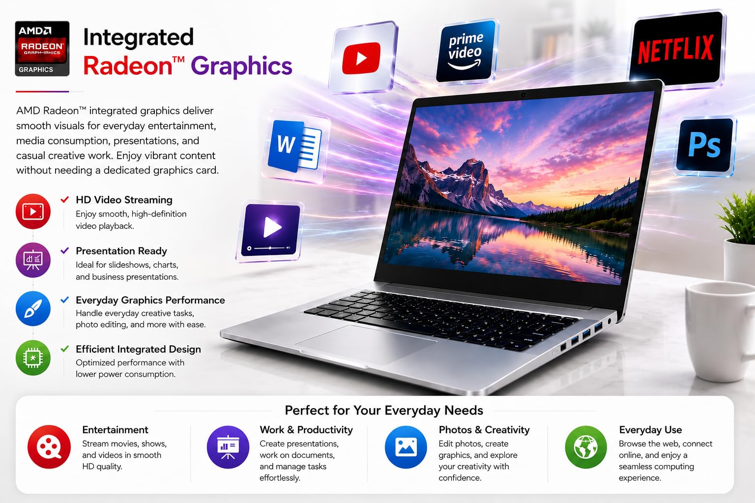 Acer One 14 Laptop Z14-55M | 14" HD Display | AMD Ryzen 3 7320U — Amazon image 6