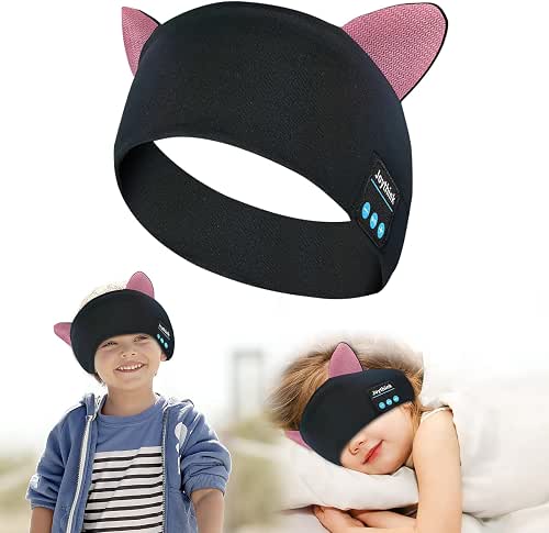 Joythink Kids Bluetooth Headband Headphones Sleep Mask Wireless Earphones Built