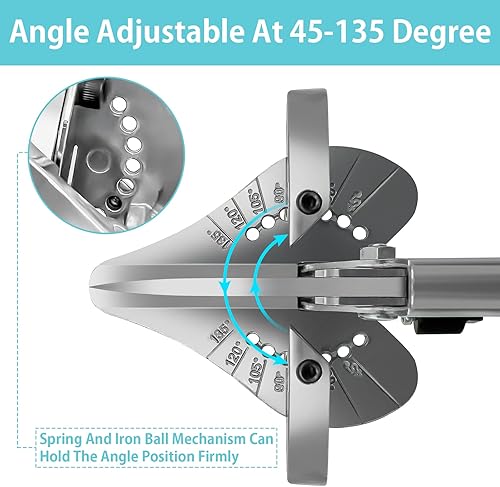 Miniatura 3 de OShine Tijeras de inglete para moldeo de corte angular herramienta de cortador de moldeo de zapatos herramienta de mano de corte multiángulo de