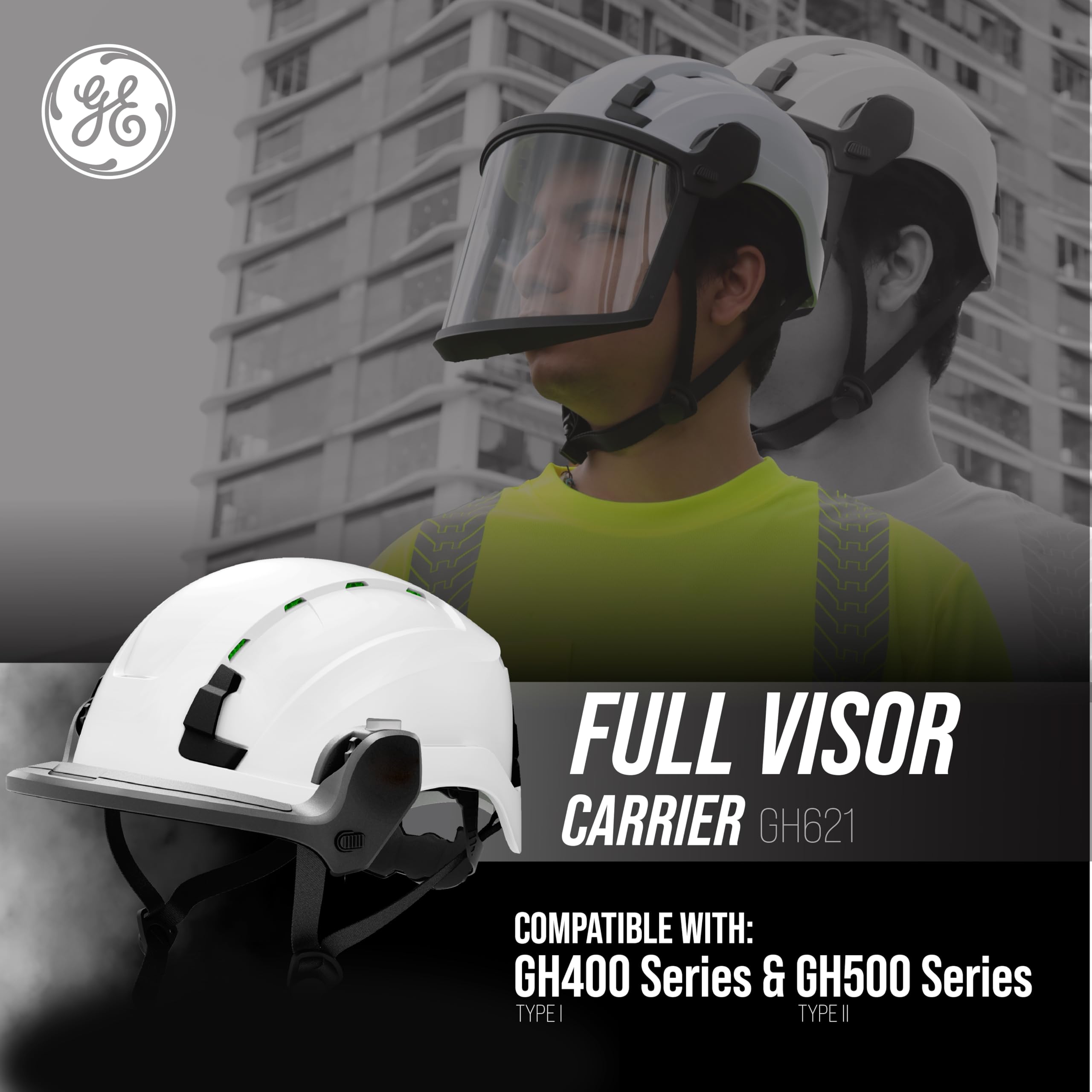 GE FULL FACE VISOR CARRIER