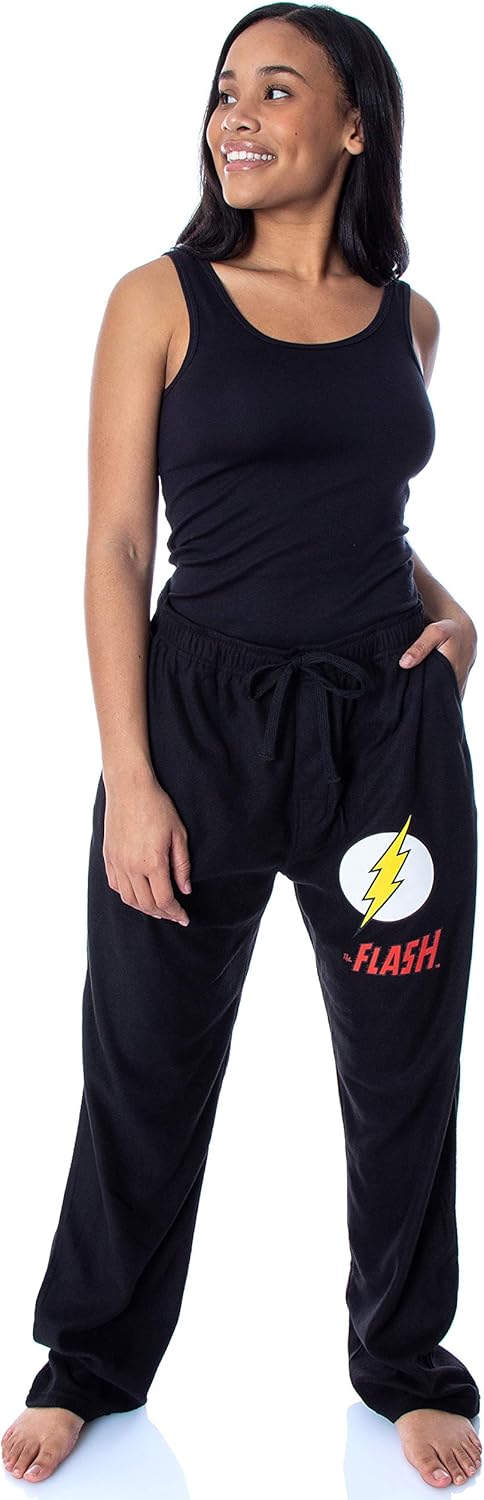 DC Comics Men's The Flash Classic Logo Loungewear Sleep Pajama Pants - Image 5