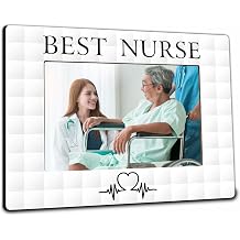 Nurse Gift Wooden Picture Frame For 4 X6 Inches Horizontal Photo, Best Nurse Photo Frame Tabletop Display, Nurse Appreciation Gifts, Nurses Week Gifts, Home & Office Decorations - B14