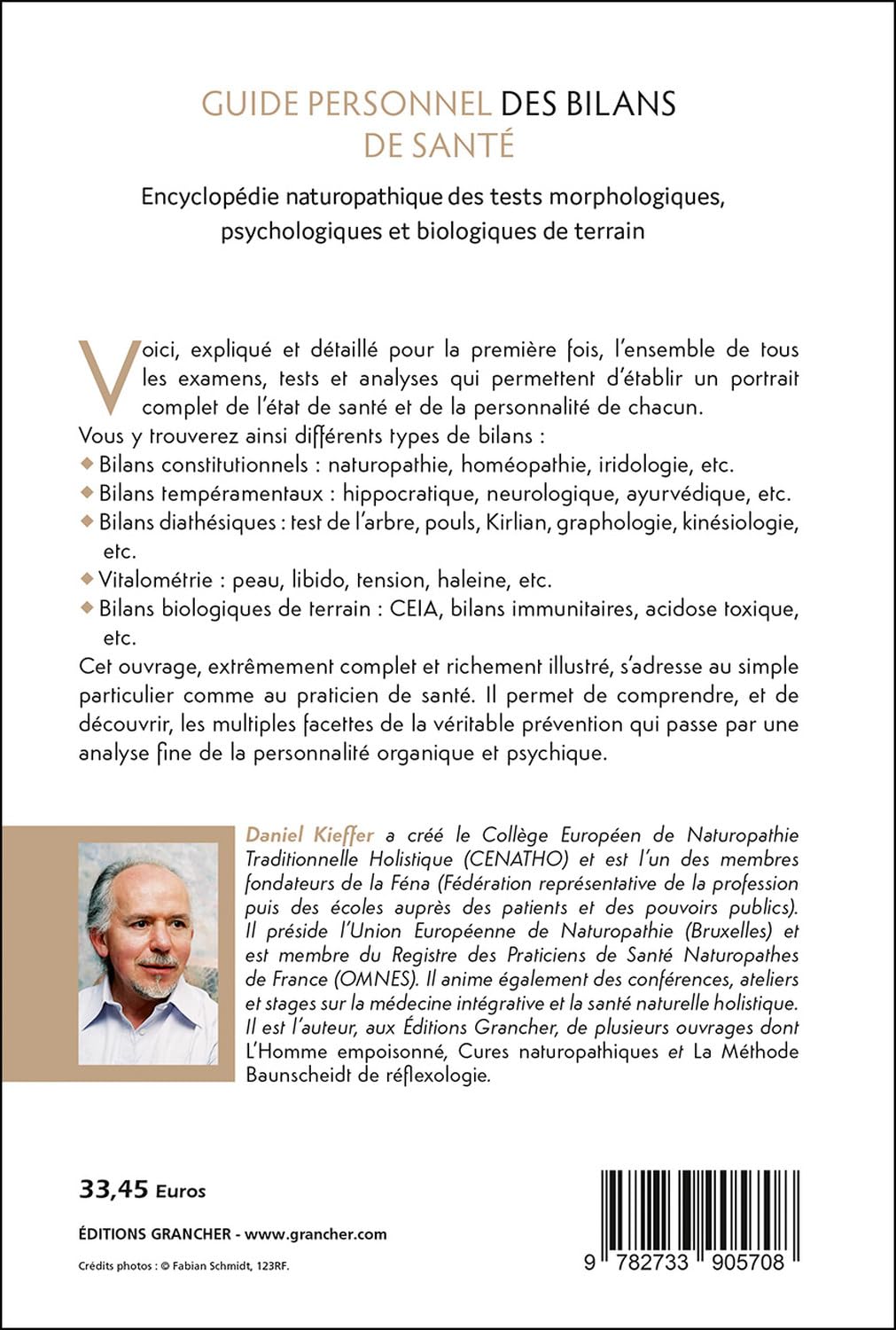 Guide personnel des bilans de santé
