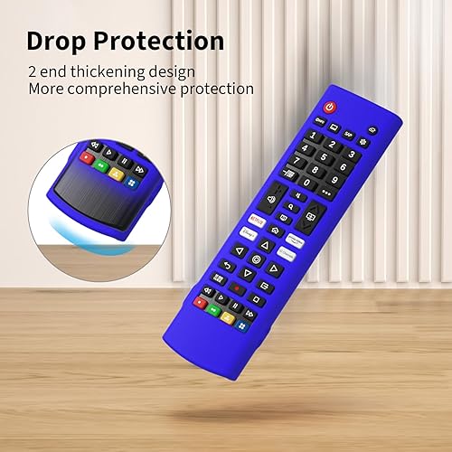 Miniatura 3 de Hi Color Funda de silicona para LG TV Remote AKB75095307 AKB75375604 AKB74915305 Funda protectora de silicona para LG Smart TV (azul)