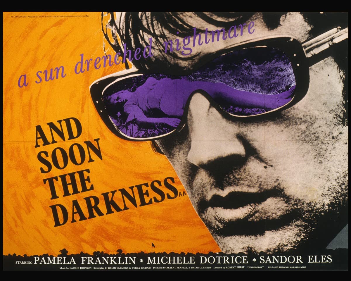 Worldphotographs And Soon The Darkness (1970) "Poster Michele Dotrice, Pamela Franklin, Sandor Eles 10X8 Photo
