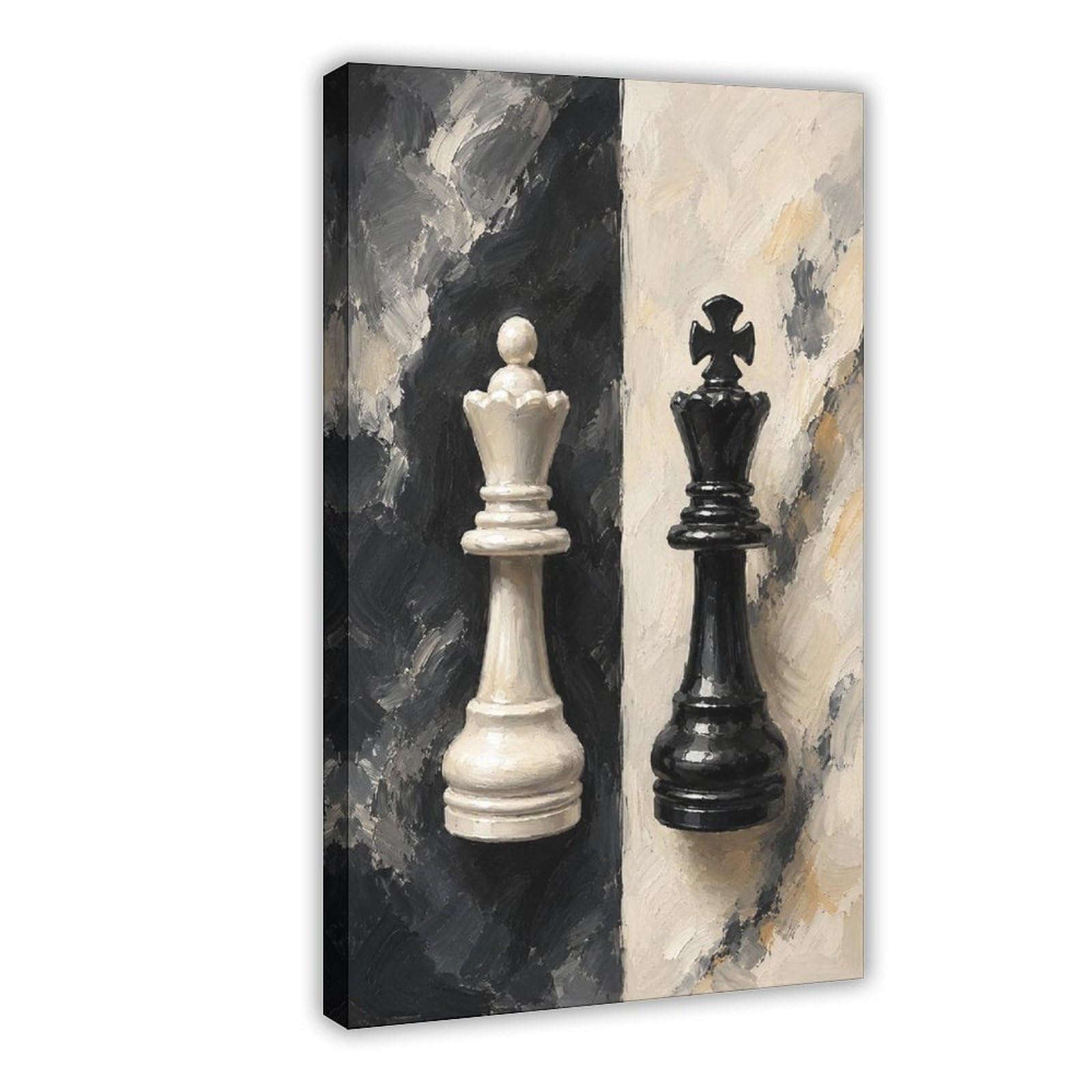 Impression sur toile échecs chic | Idée cadeau design pour passionnés - 8