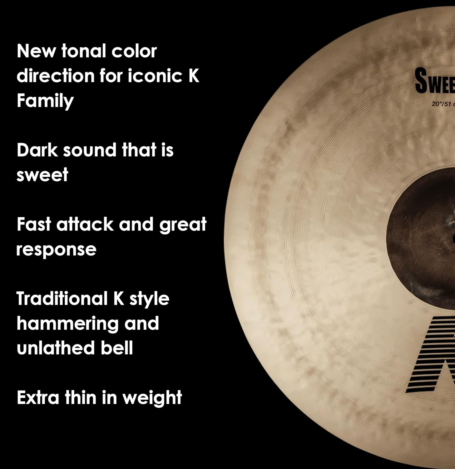 Zildjian 20" K Sweet Crash