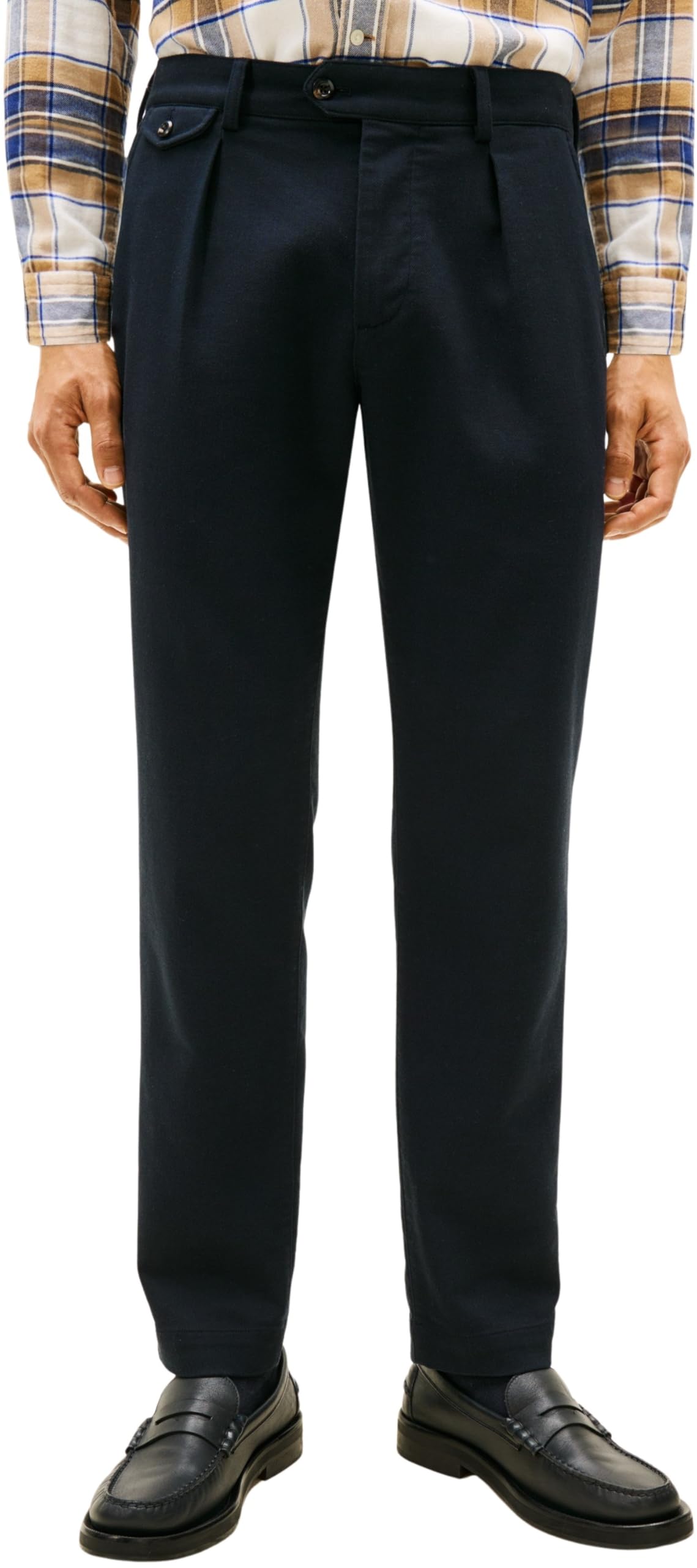 Tommy Hilfiger Herren Stoffhose Harlem Brushed Twill Tapered Fit