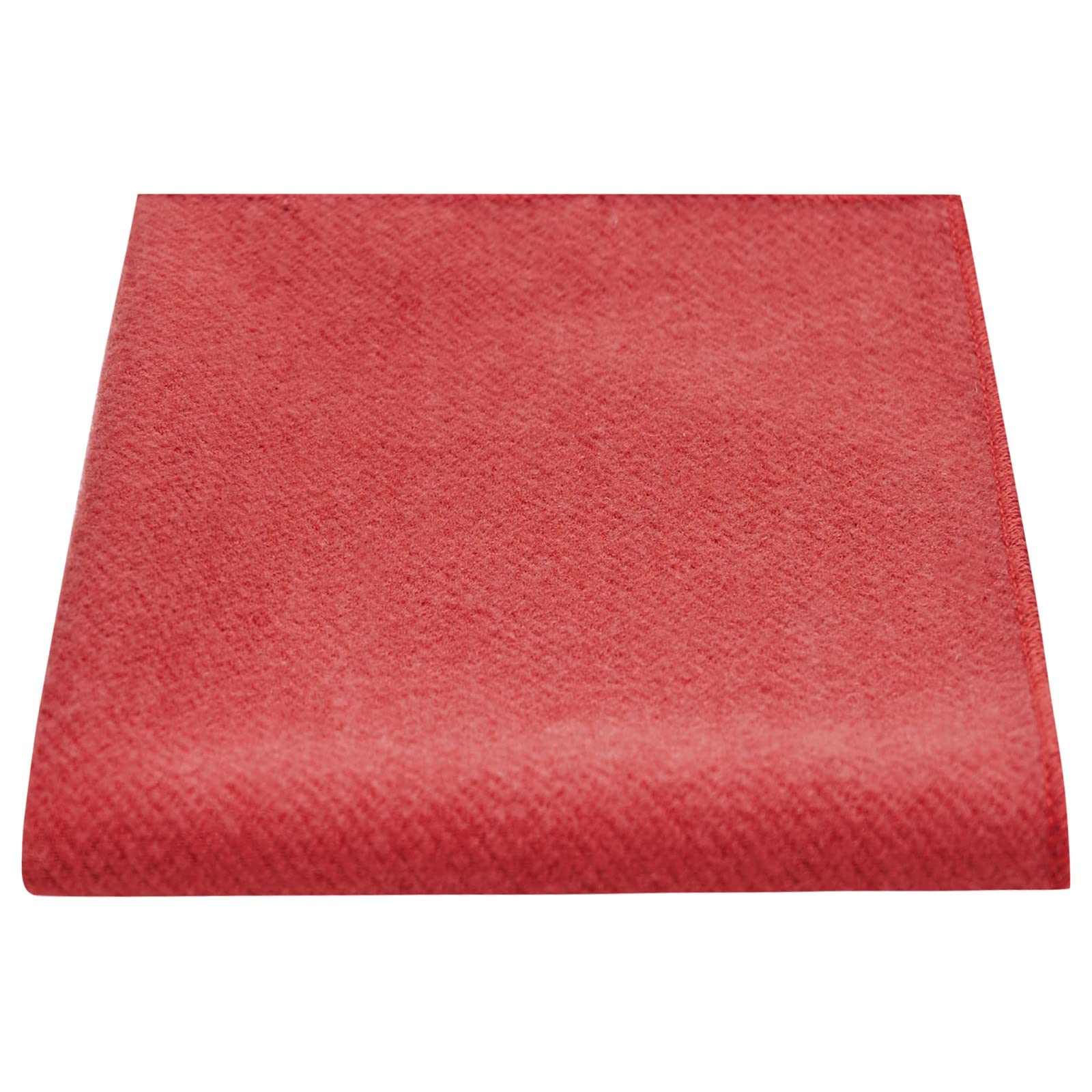 King & Priory Fazzoletto Da Taschino In Tweed Donegal Borgogna Scuro - 22x22 Cm
