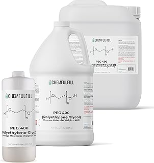 Chemfulfill PEG 400 - Polyethylene Glycol 400 (PEG400) (Gallon (128 fl oz))