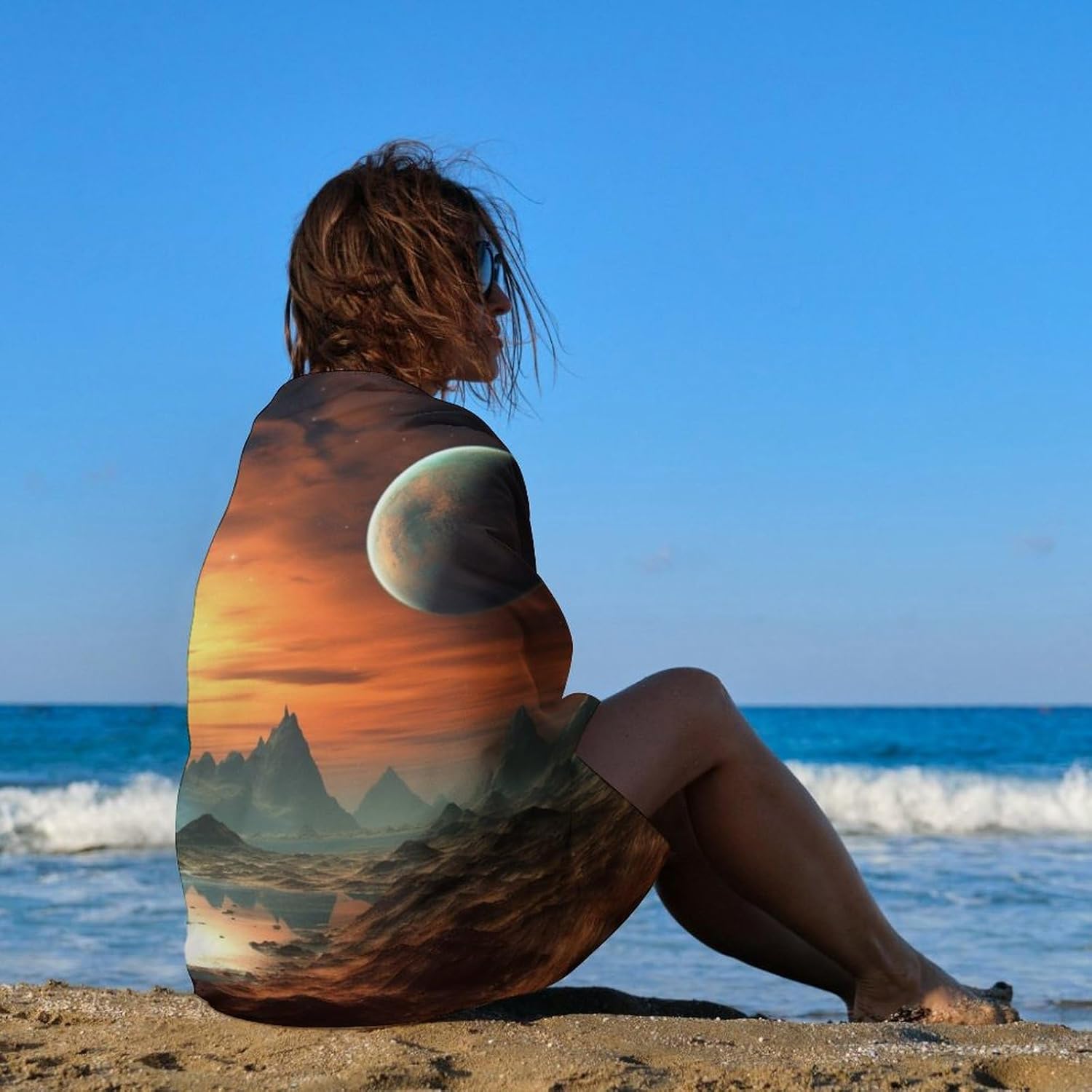 Swimming Towel, Beauty Planet Printed Fashion Towel,Portable Towel,Durable Towel