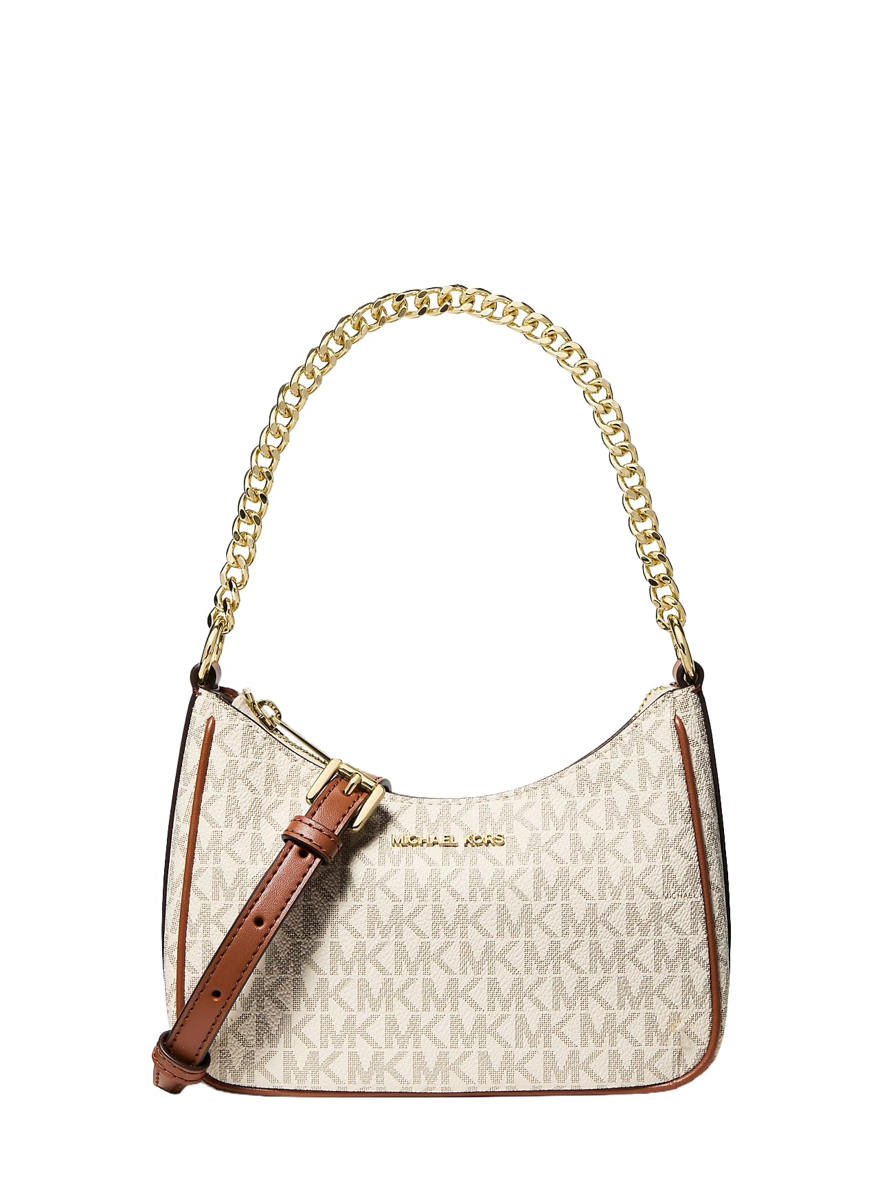 Michael Kors Jet Set Bolso convertible con logotipo Signature para mujer Vanilla