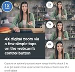 CREATIVE Live! Cam Sync V3 2K QHD USB Webcam with 4X Digital Zoom and Microphones, 1080P HD, Up to 95° FOV, Privacy Lens, for PC and Mac