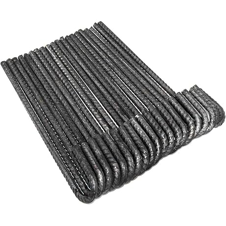 Deerbusters 18in Rebar Ground Stakes: 40 Pack of Heavy Duty J Hooks