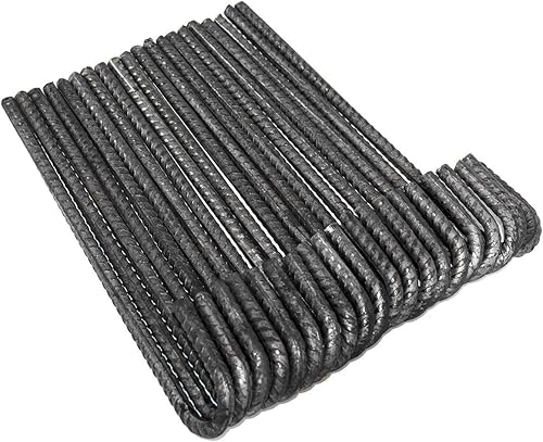 Sabtach - Juego de 20 estacas de acero con gancho en J de acero de 18 pulgadas