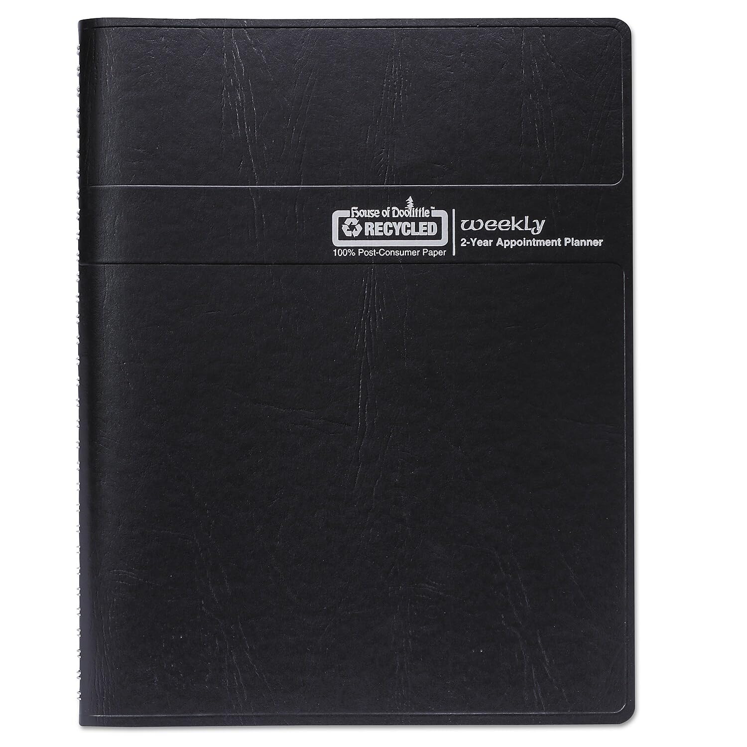 House of Doolittle Planificador semanal profesional de dos años 2024-2025, negro, 8.5 x 11 pulgadas, enero a diciembre (HOD272002-24)