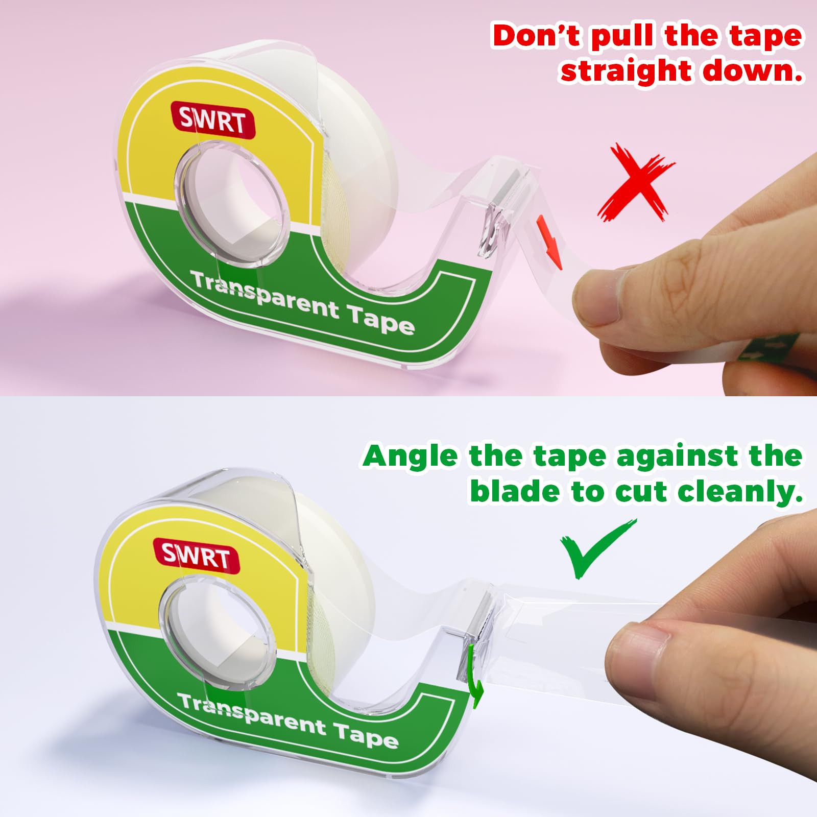 Double-Sided Craft Tape - 6 Pack, Easy Dispenser -6 Double-Sided Craft Tape - 6 Pack, Easy Dispenser -6