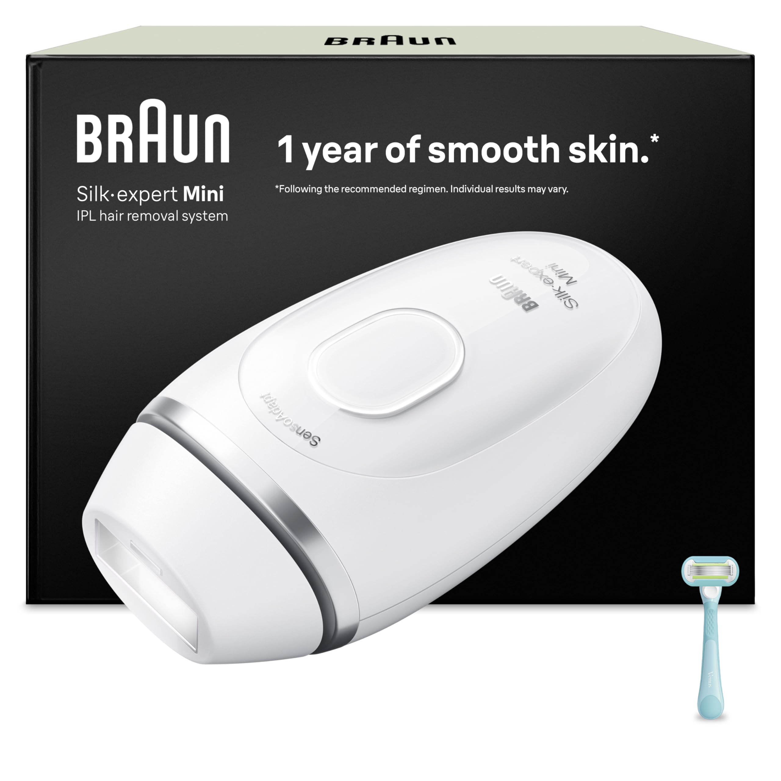Braun Silk·expert Mini PL1104 IPL Haarentfernung Weiß Dauerhafte Haarentfernung