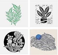 Vista 7 de Falling in Art Tinta de impresión de bloques soluble en agua, juego de tinta de impresión de 6 colores para bloque de linóleo, 3.5 onzas