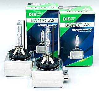 BOMICLAS D1S Xenon Brenner Birne, ULTRA LONG LIFE, 12V (85V) 35W HID, Bi XENON White Performance Line, 2x Ersatzlampe