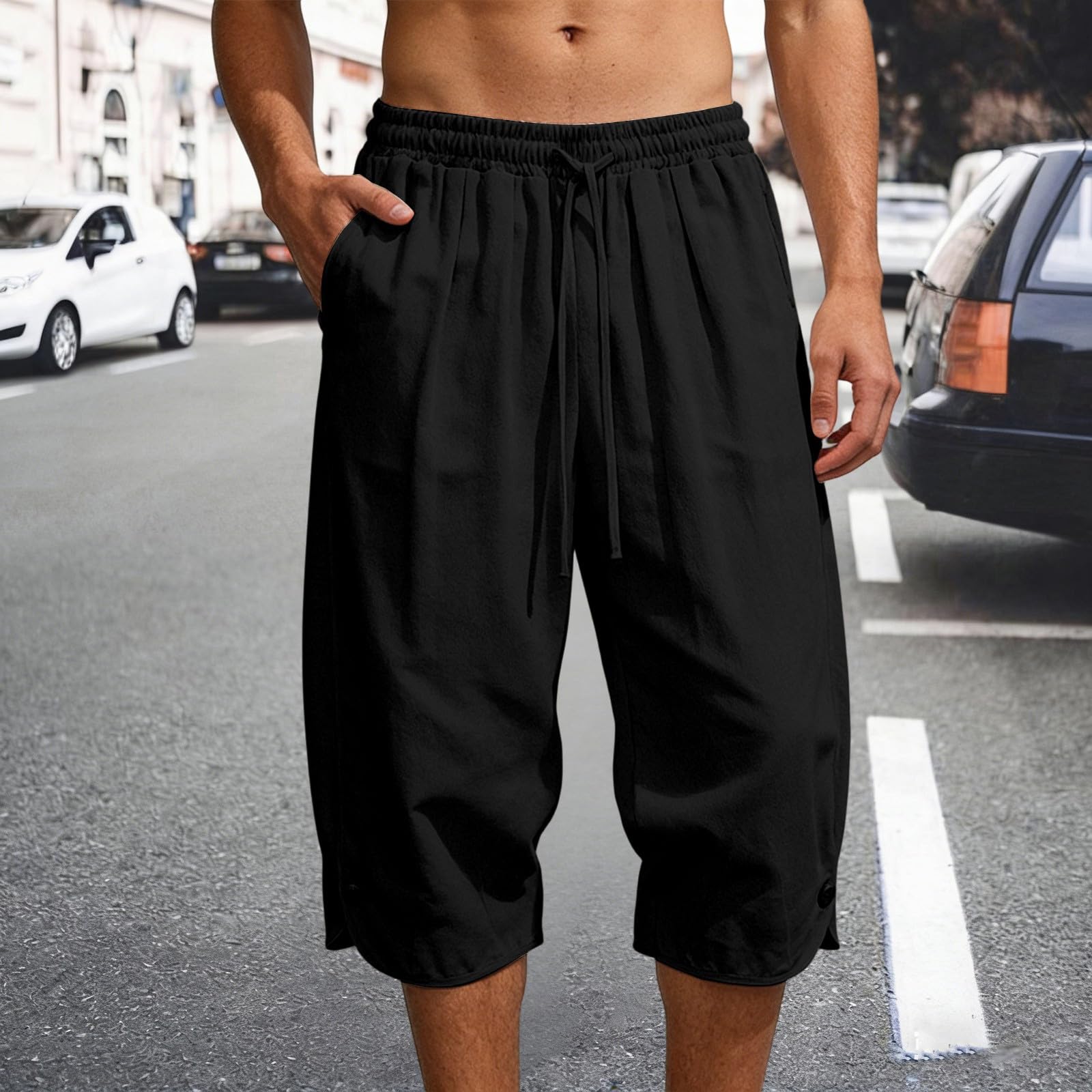 Pantalones Chinos Hombre Pantalon Chandal Largo Gym Running Trekking Verano Transpirable Corte Recto Todas Las Estaciones