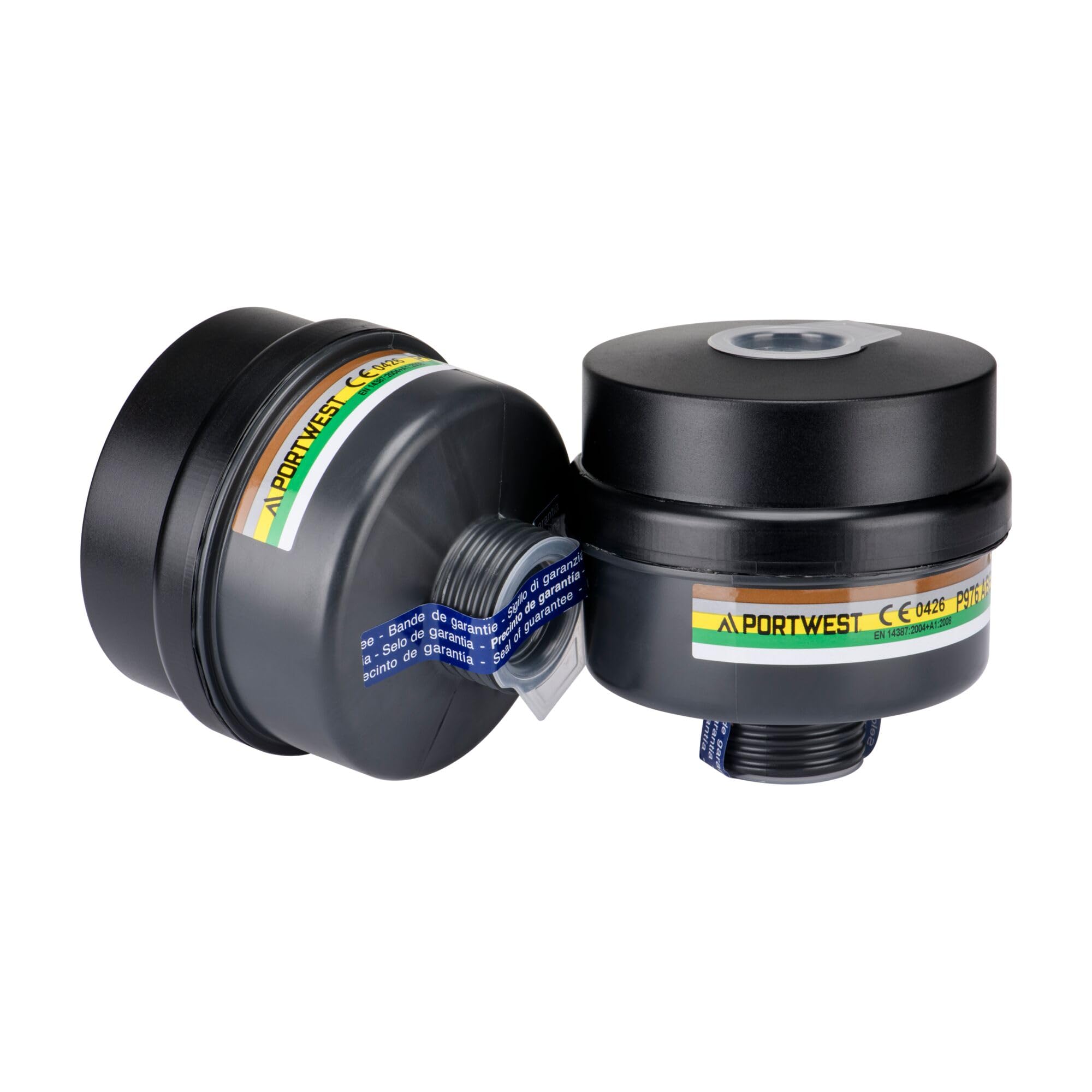 Portwest ABEK2P3 Combi Filter (Pk4) - Color: Black