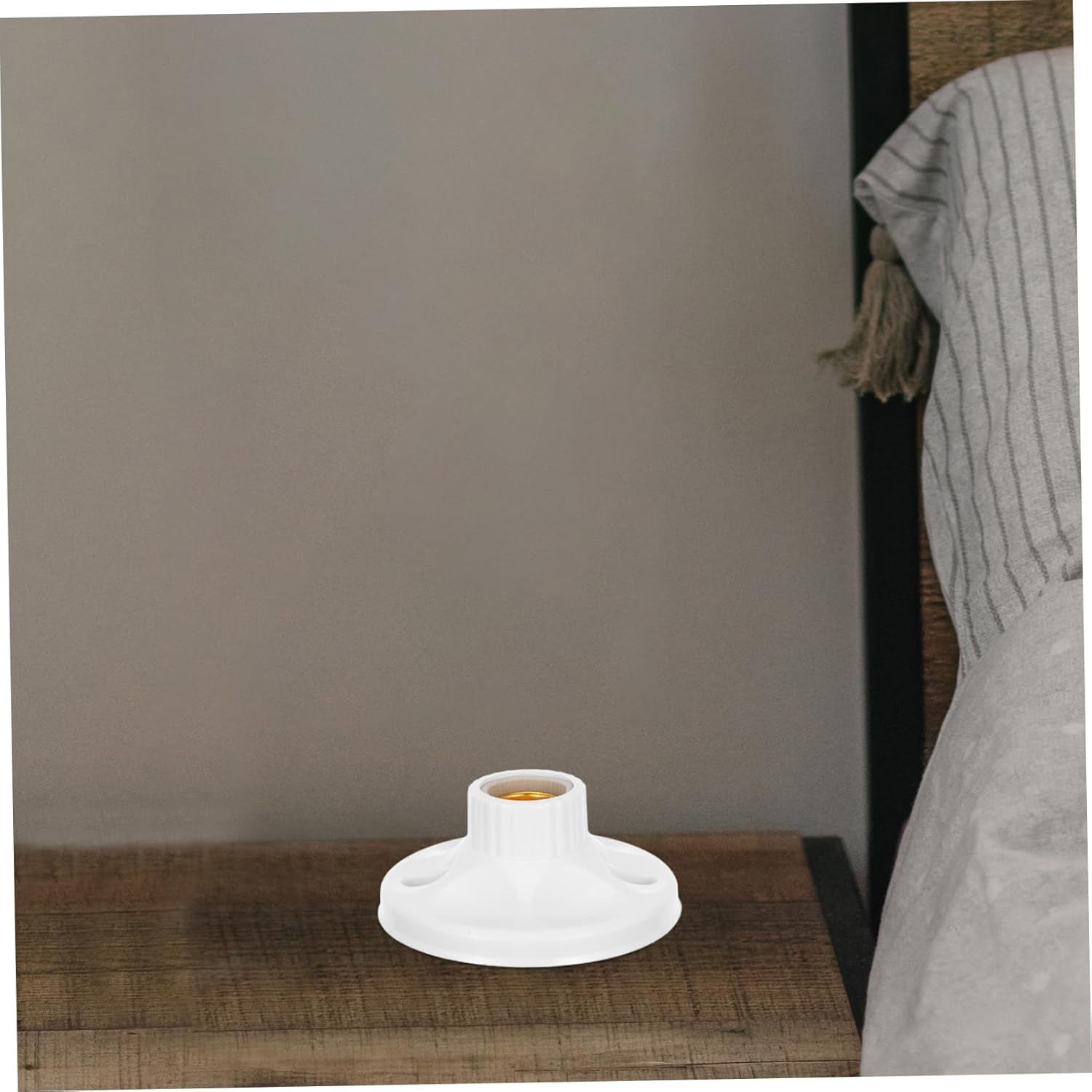 E27 High Power Thickened Lamp Socket 250V LED Light Fixture Adjustable Base for Indoor Lighting 24-Pack