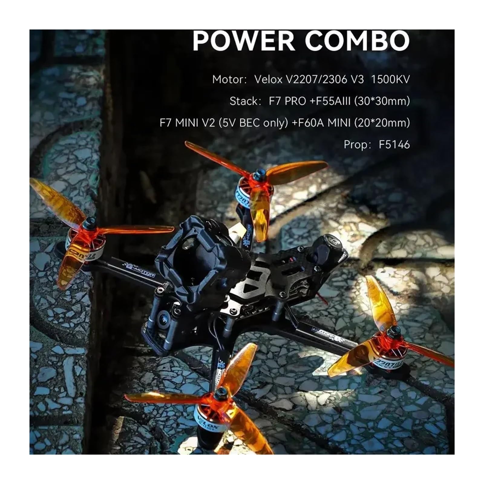 Motore Brushless V2306 V3 30000 RPM per Drone FPV Racing Freestyle | Potenza 30000 RPM, metallo resistente, dissipazione 105°C, compatibile 2306, per piloti 14+(4pcs V2306 V3 KV1500)