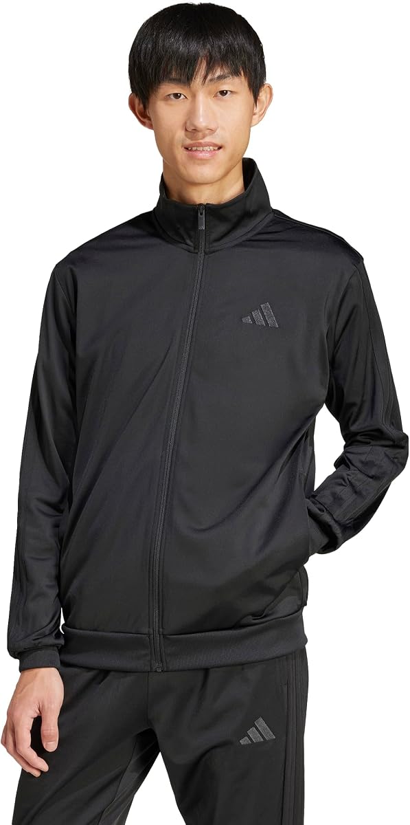 Camiseta deportiva de tricot con 3 rayas para hombre