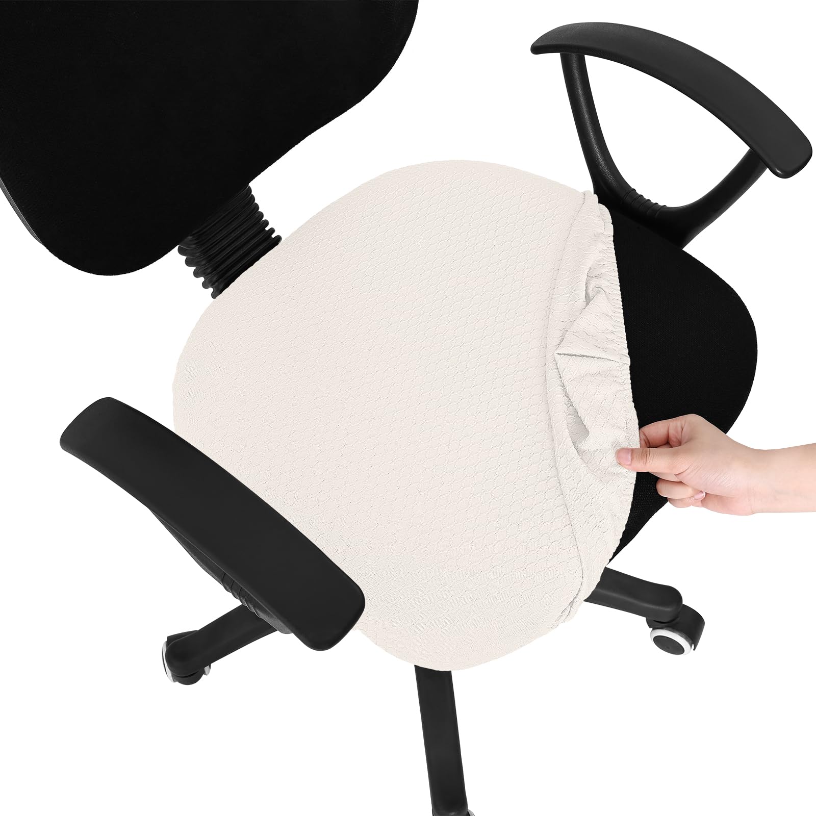 Smiry Office Computer Chair Seat Covers for Desk, Anti-dust Protector