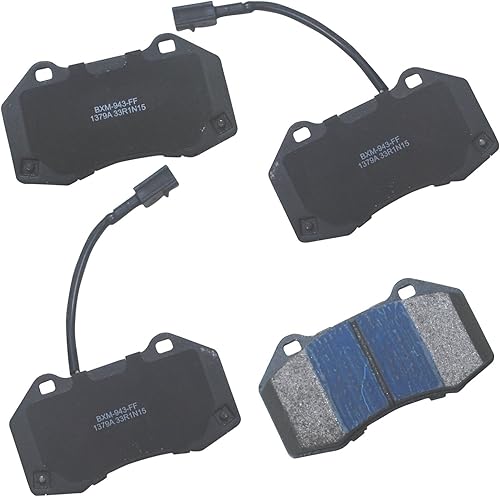 Vista 51 de Bendix Premium SBM8 - Pastillas de freno semimetálicas Premium para modelos seleccionados Buick Special, Camaro, Corvette, Phaeton, Olds F85, Vista