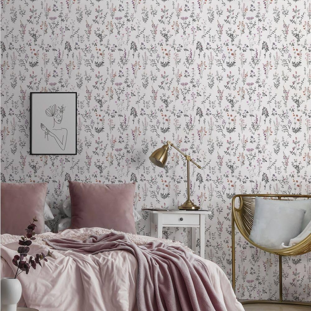 Amazon | 壁紙屋本舗 壁紙 のりなし クロス 壁紙の上から張る