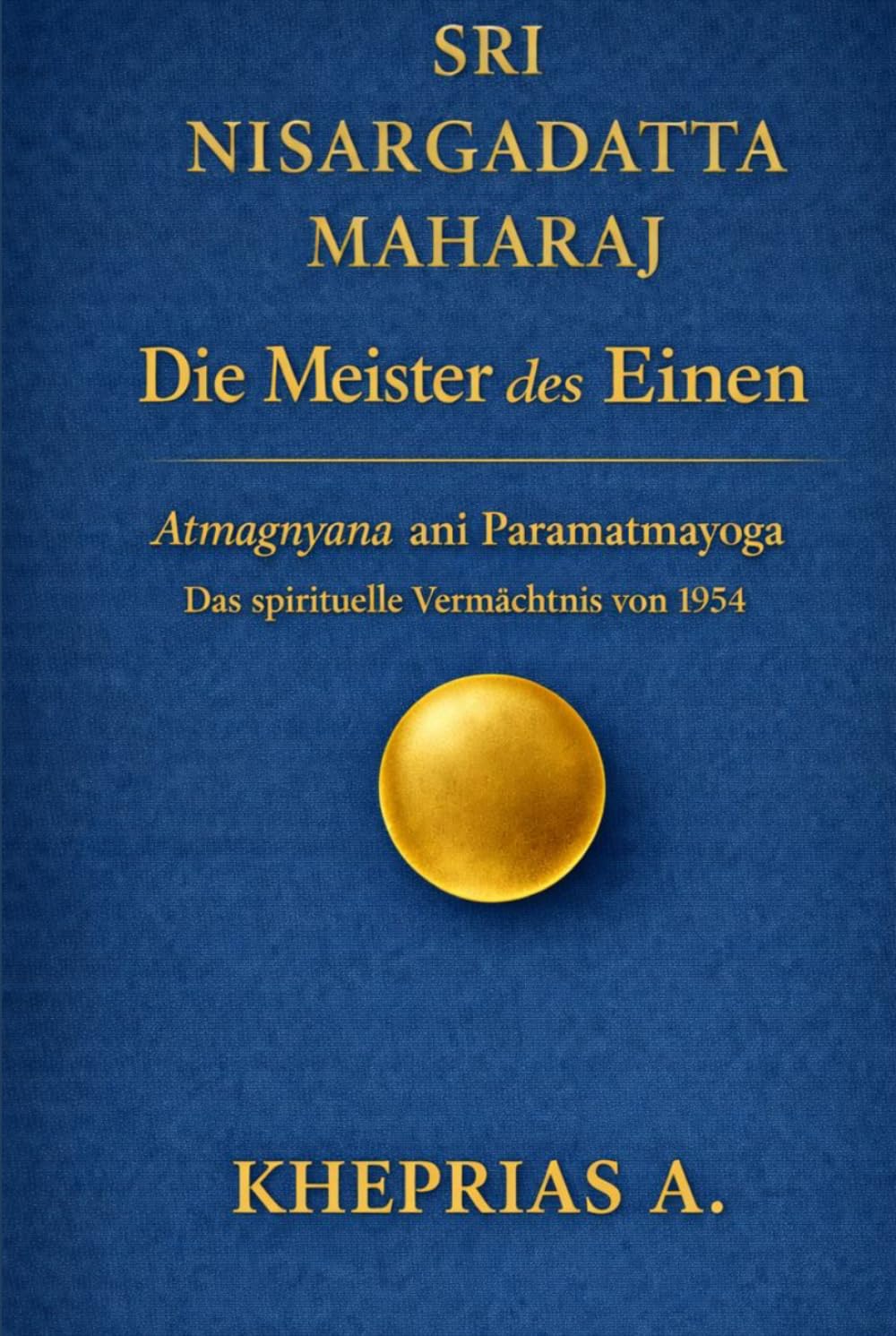 Sri Nisargadatta Maharaj - Die Meister des Einen: Atmagnyana ani Paramatmayoga Die Erkenntnis des Selbst und der Yoga des Höchsten Selbst (Das ... DES EINEN — REIHE DER NICHTDUALEN WEGE)