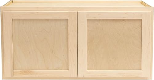 Miniatura 3 de Quicklock RTA - Armarios de cocina de pared de 30 pulgadas de alto, estilo coctelero, 100% madera dura, fabricados en Estados Unidos, herrajes