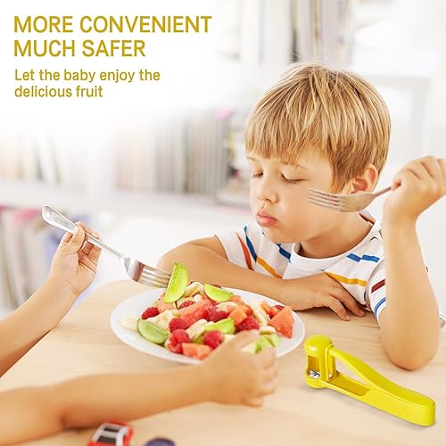 Miniatura 5 de WhiteRhino Cortador de uva para niños pequeños de 1 a 3 años, cortador de uva para bebés, cortador de sándwich de fresa y tomate cereza para niños,