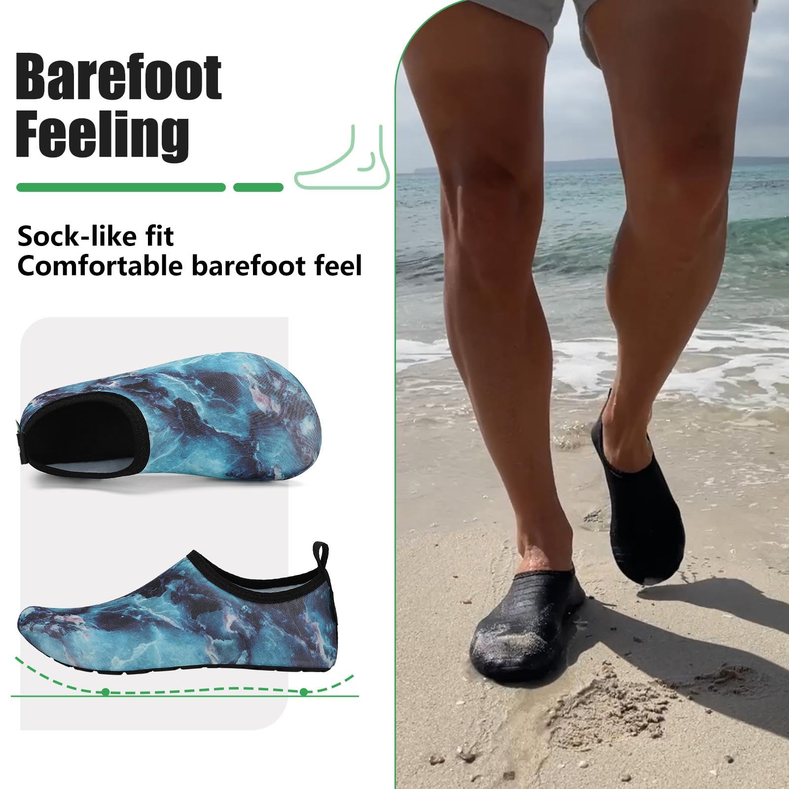 SAGUARO Scarpette da Scoglio Scarpe da Sport Acquatici, Unisex