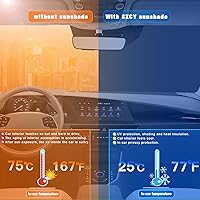 Vista 3 de SXCY Parasol para parabrisas Kia NIRO 2023-2026, accesorios 2021-2024 2025 2026 NIRO EV 2023-2026, 2023-2025, 2026, parasol plegable para rayos UV