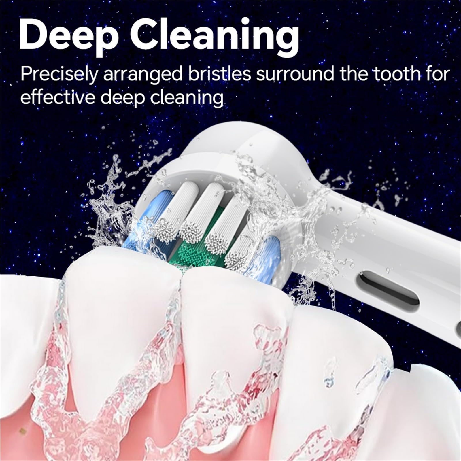 Testine Di Ricambio, Compatibili Con Oral-B Lo Spazzolino Elettrico, Compatibili Con IO Le Ricariche Di Testine For Spazzolino 2/3/4/5/6/7/8(White-12 Pcs)